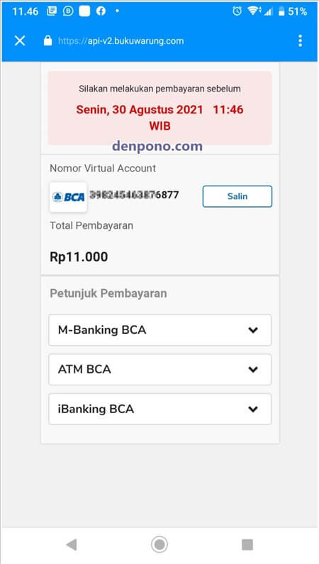 cara membuat virtual account 1