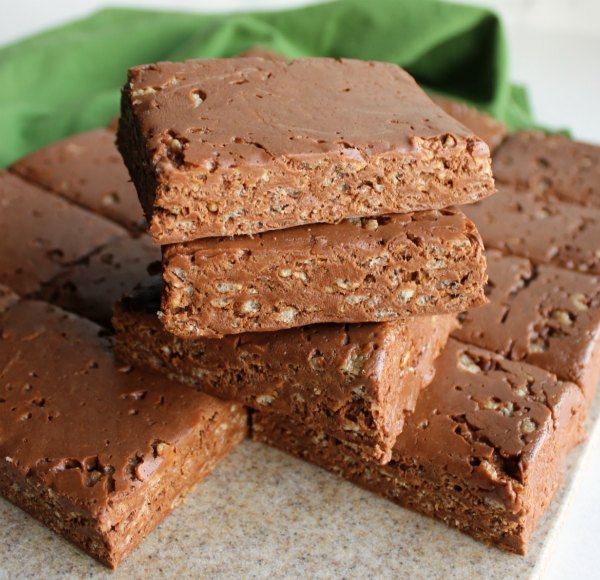 Peanut Butter and Chocolate Krispie Bars Peanut Butter and Chocolate Krispie Bars