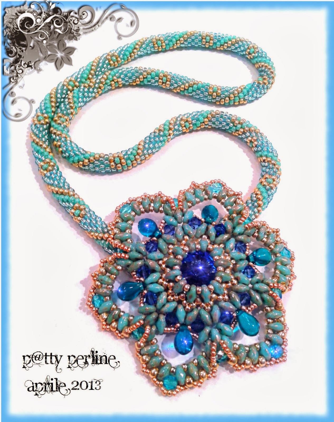 Superduo Beaded Pendant Tutorials / The Beading Gem