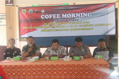 DANRAMIL SAMBUNGMACAN CIPTA KONDUSIFITAS BERSAMA MUSPIKA JELANG PILGUB