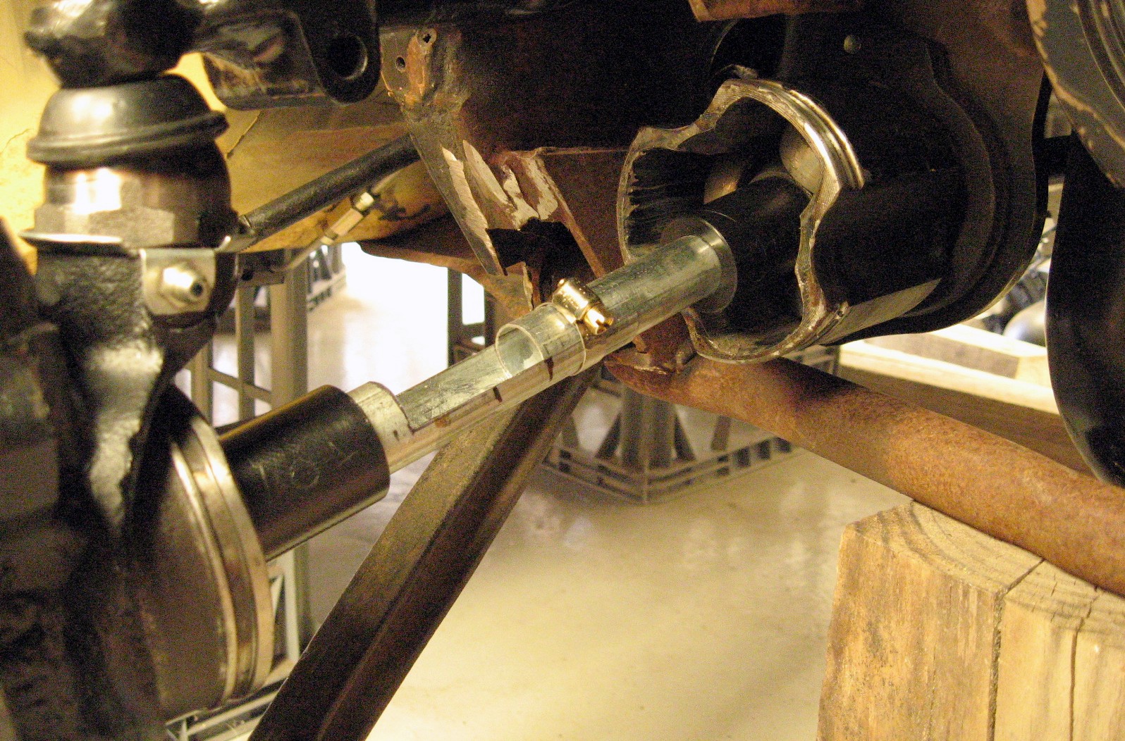 Measuring custom driveshaft lengths