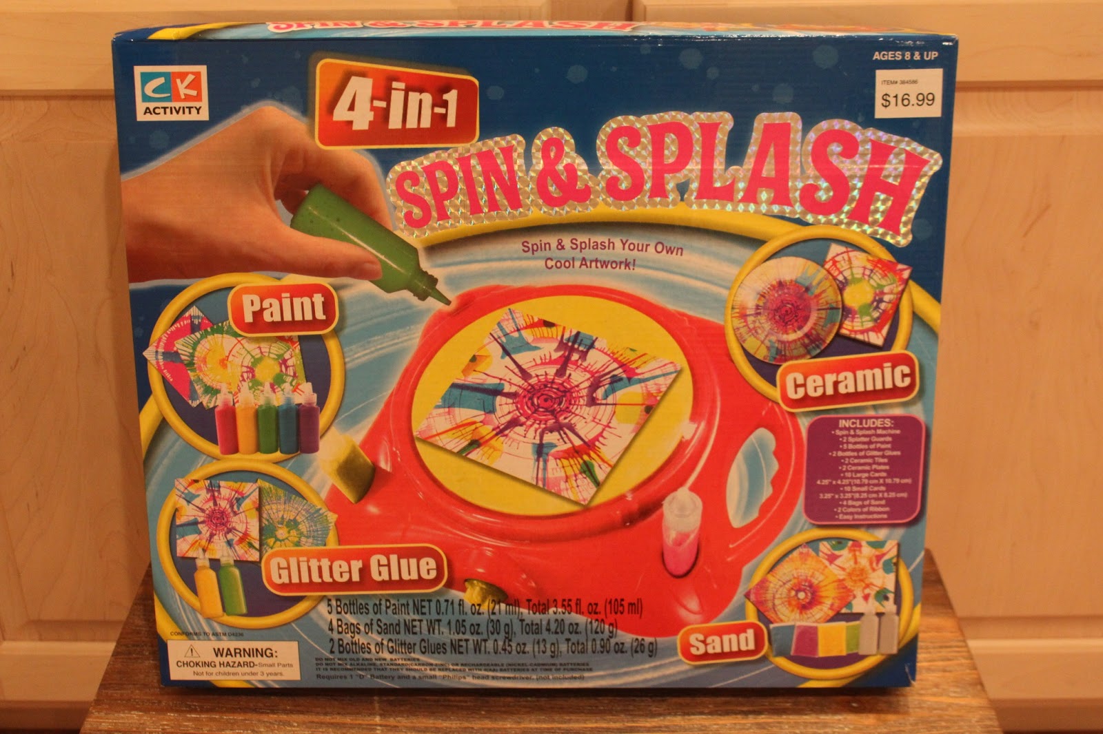 Keeping up with the Kiddos Paint Spinning Art