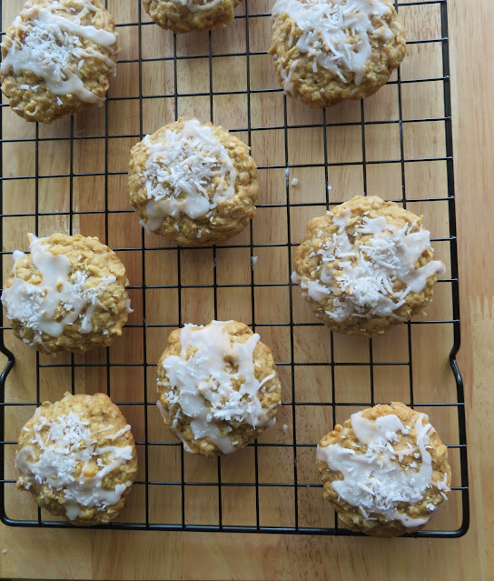 Coconut Lime Oatmeal Cookies