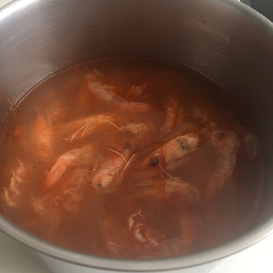 Caldo de gambas