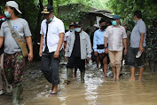 Gubernur NTB Langsung Terjun Ke Lokasi Banjir Kuta Pujut Lombok Tengah