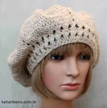 Boina em crochê passo a passo