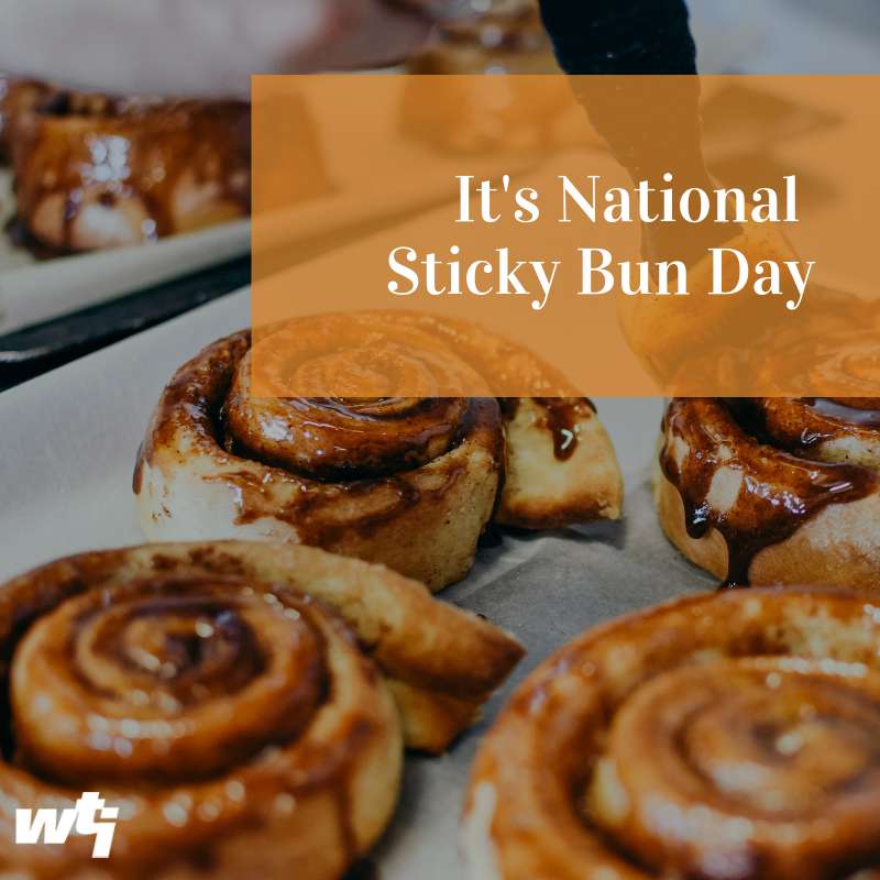 National Sticky Bun Day Wishes Unique Image