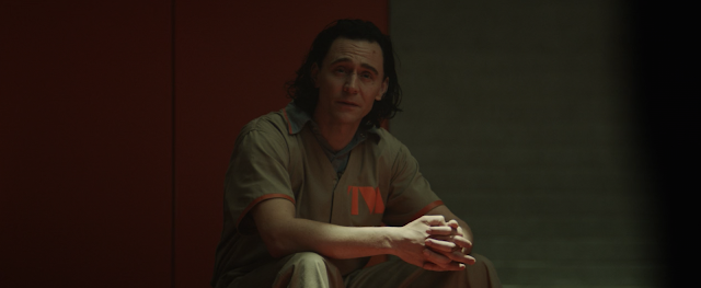 Loki Sitting In TVA Prison Jumpsuit Disney Plus Marvel