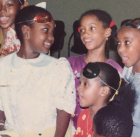 Di'Ja shares throwback photo of herself as a young girl