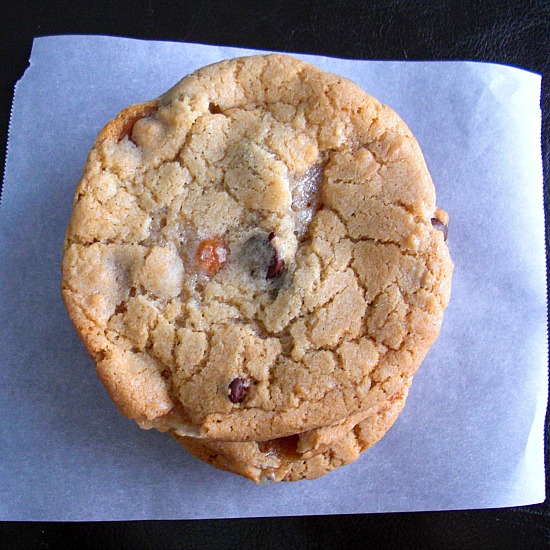 Bake Something Chocolate Chip Caramel Marshmallow Cookies
