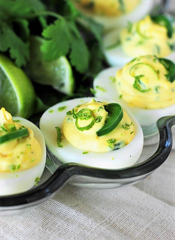 JalapenoLime Deviled Eggs The Kitchen is My Playground
