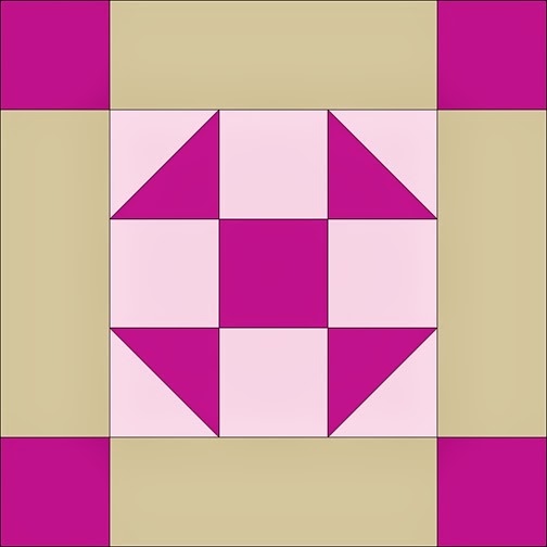 Austen Family Album: Block 7: Philadelphia Block for Aunt Phila Hancock