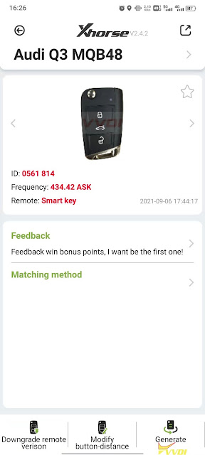 Failed to Generate Xhorse Smart Remote 3