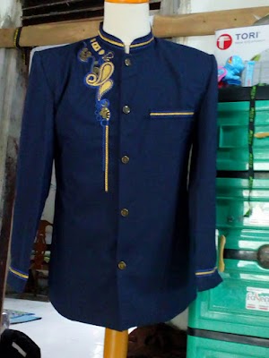 Jasko Sederhana Navy Motif JT 09 Jasco Tasik