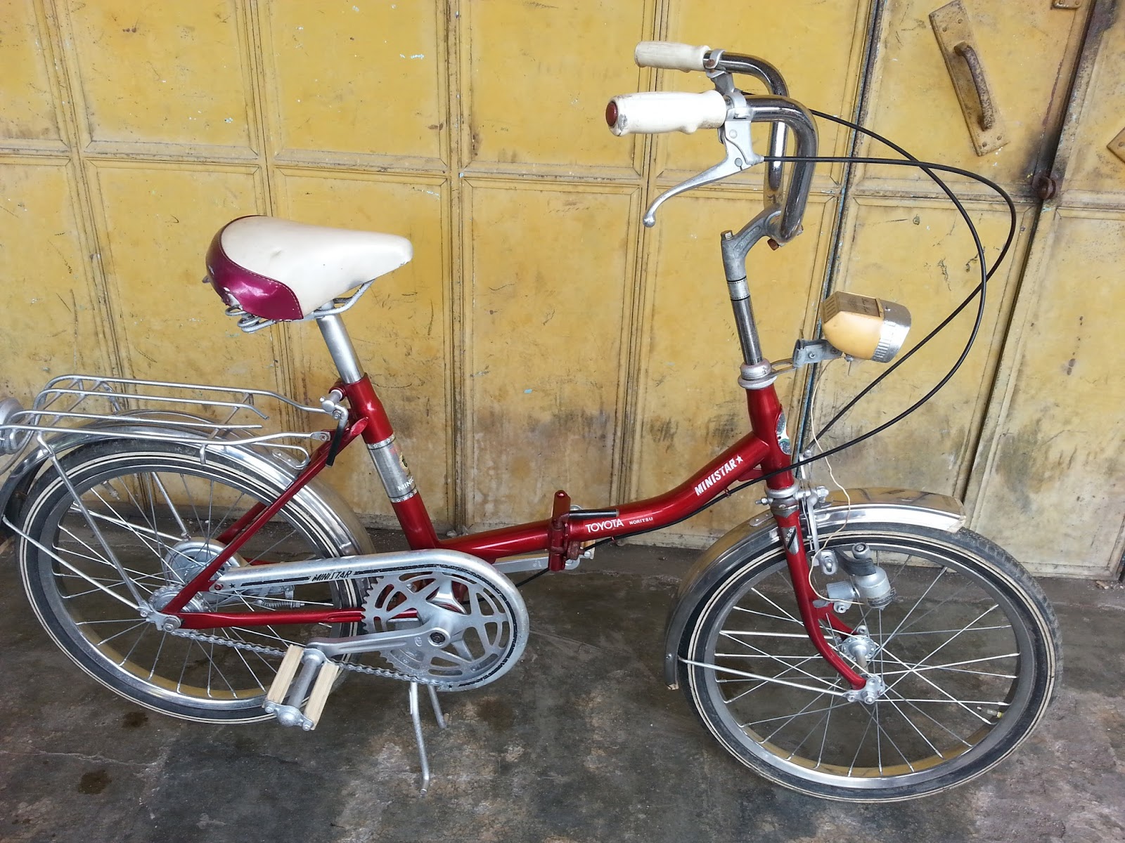 antique folding bicycle