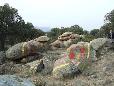 peintures sur roche d'ibarrola