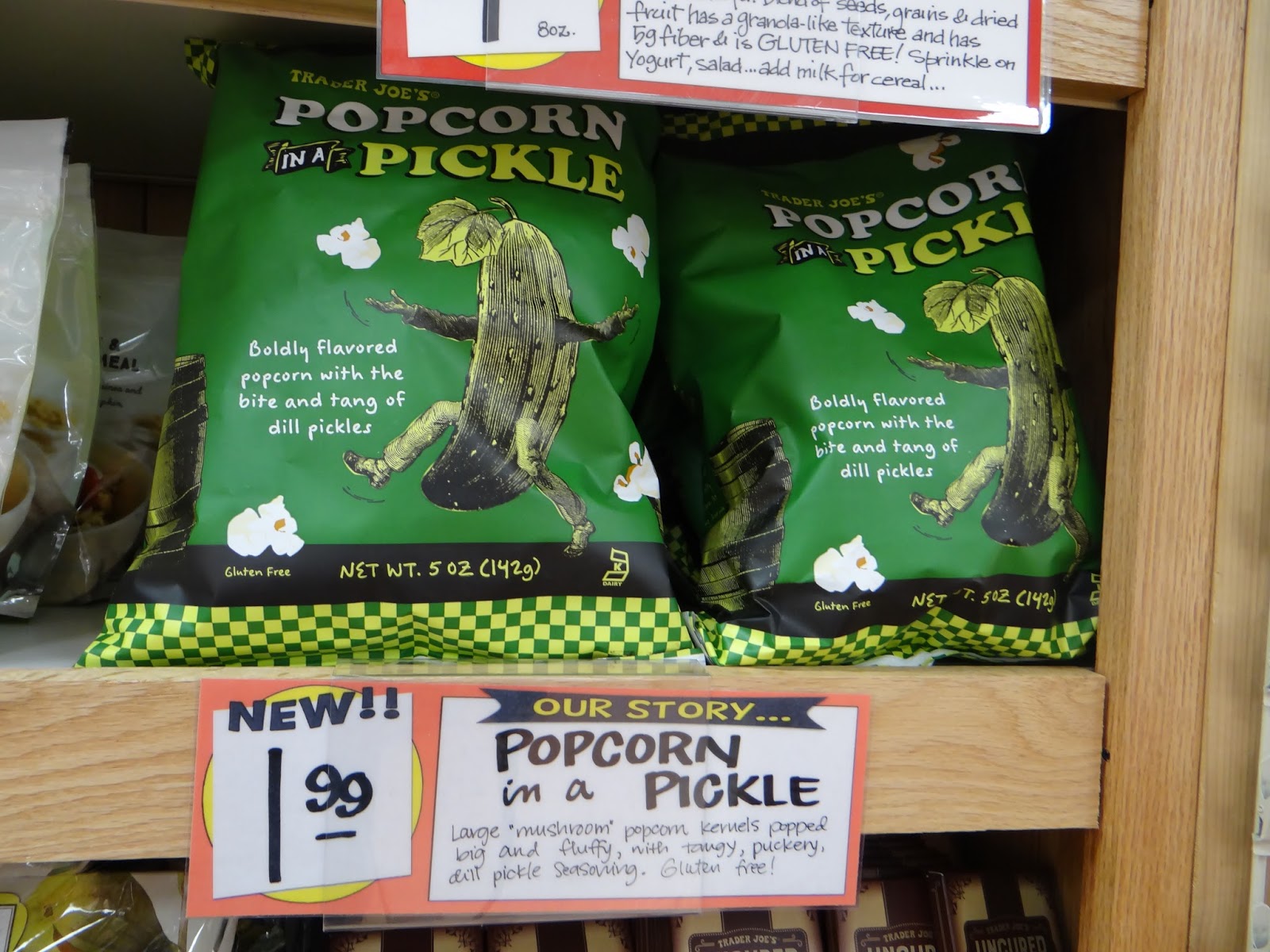 Trader Joe's 365 Day 258 Popcorn in a Pickle