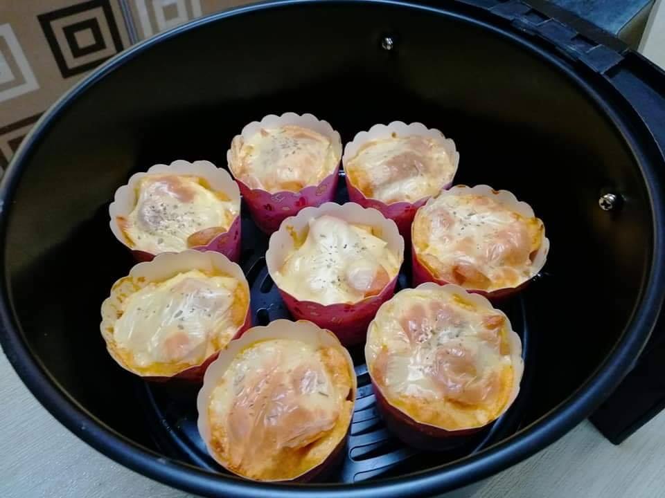 Resepi Pizza Roti Telur Dengan Menggunakan Air Fryer. Pasti Sedap!