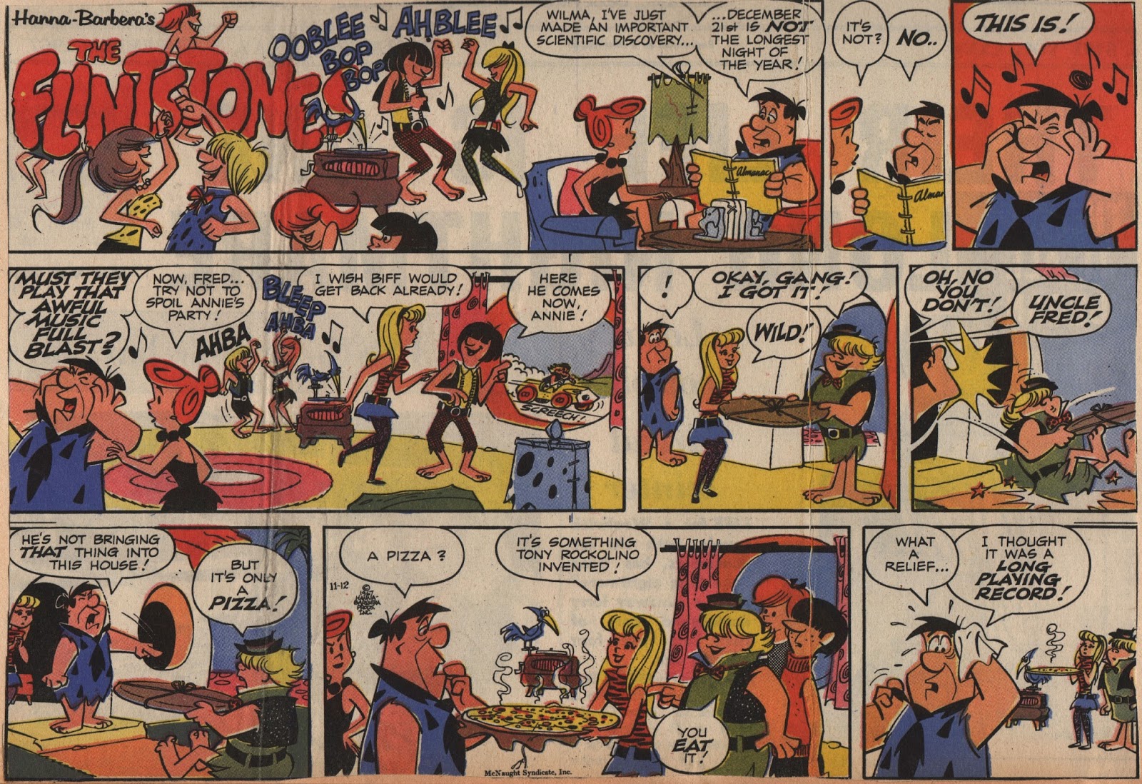 Yowp: Flintstones Weekend Comics, November 19671600 x 1098