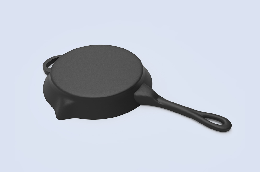 PUBG Frying Pan Keychain 3D print model Layth Jawad