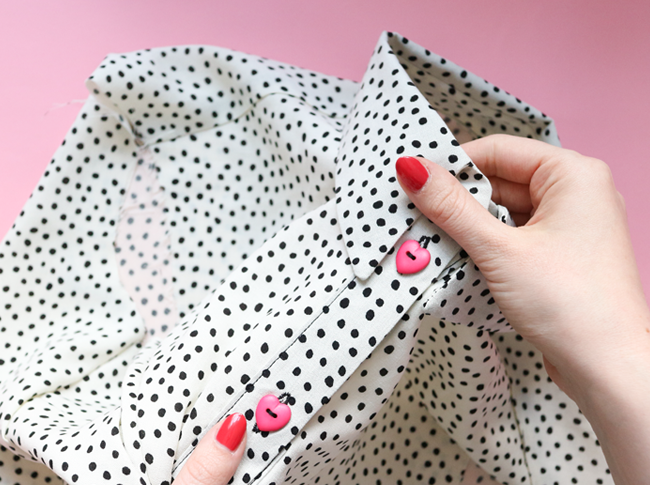 How to sew on a buttons with video by Tilly and the Buttons