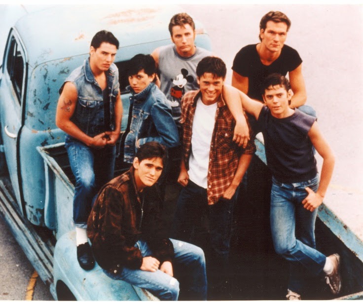 The Greasers from Francis Ford Coppola's "The Outsiders" (1983