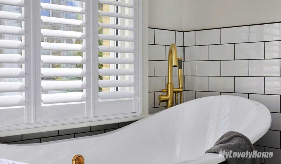 Waterproof Vinyl Shutters For Bathroom Window My Lovely Home