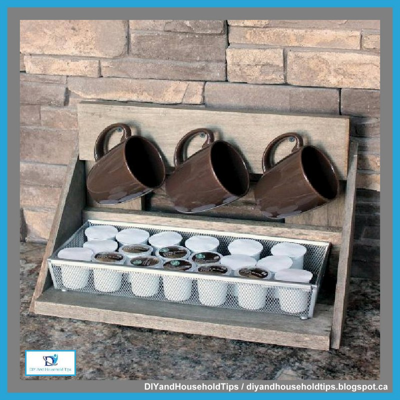 DIY And Household Tips DIY Mug Rack With KCup® Storage