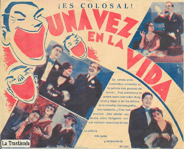 Programa de Cine - Una Vez en la Vida (1932) - Jack Oakie - Sidney Fox
