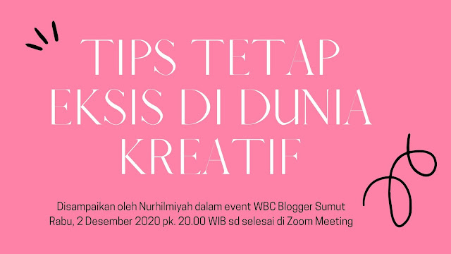 tips eksis di dunia kreatif