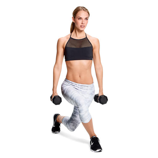 Dumbbell Curtsy Lunge
