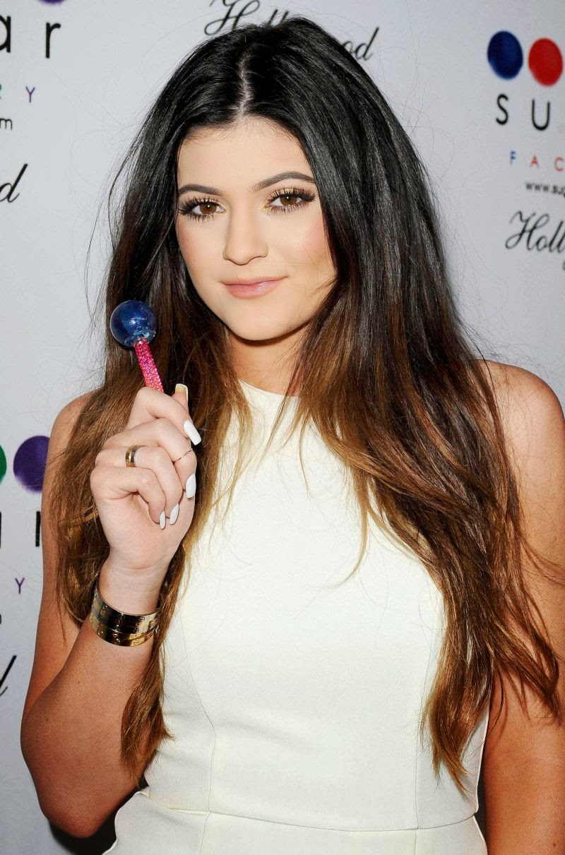 Kylie Jenner Spicy Photos at Sugar Factory Hollywood Grand Opening