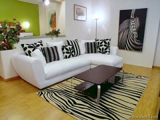 Decoración de salas animal print - Colores en Casa
