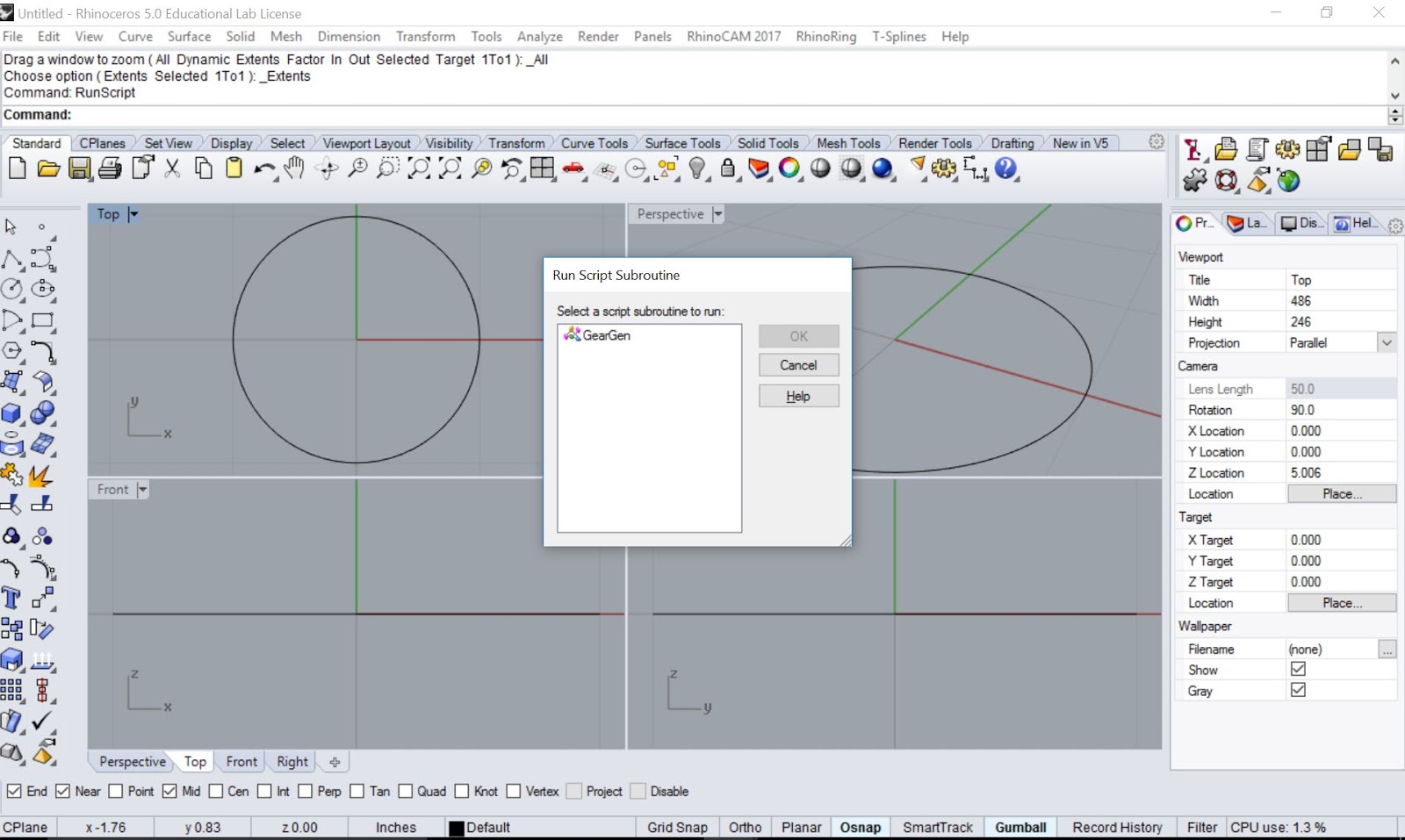 handverker rhino gear gen script