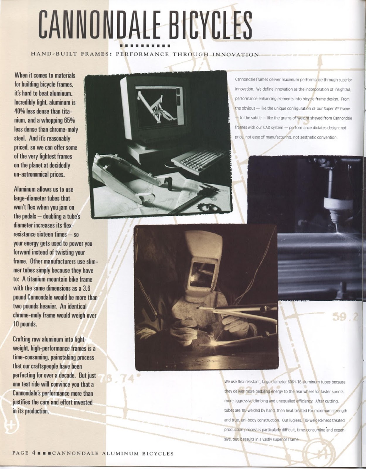 CATALOGUES CANNONDALE CANNONDALE 1994