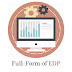 Full Form of EDP