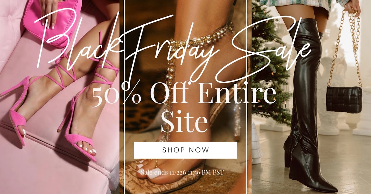 BLACK FRIDAY DEALS: Enjoy 50% OFF ALL Shoes at Coco Blue Shoes ...