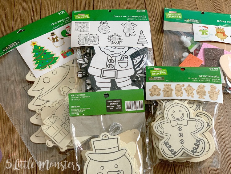 5 Little Monsters: Kid's Craft Advent Calendar with Printable Stickers