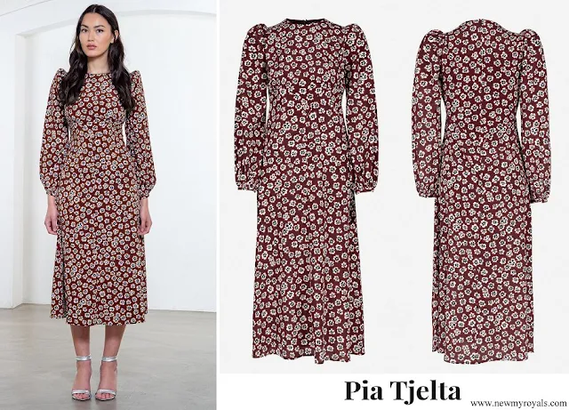 Mette Marit wore Pia Tjelta Rouge Fleur Long Dress