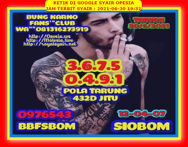 Syair Hongkong Rabu 30 Juni 2021 Royal Syair