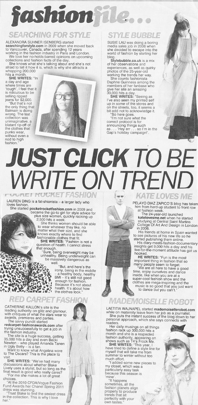 The Sun - 2011 - Just Click To Be Write On Trend