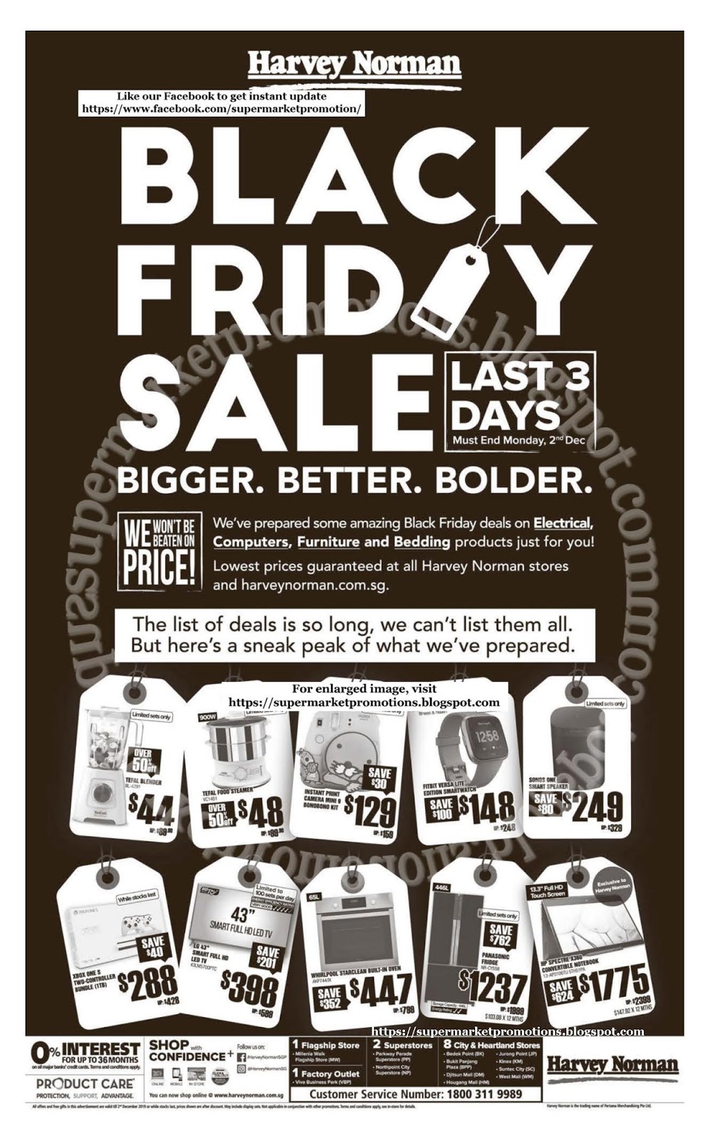 Harvey Norman Black Friday Sale 30 November 02 December 2019