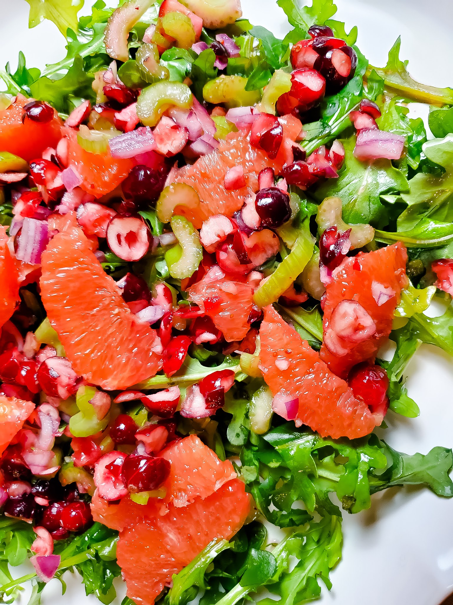 Slice of Southern Cranberry Citrus Salad