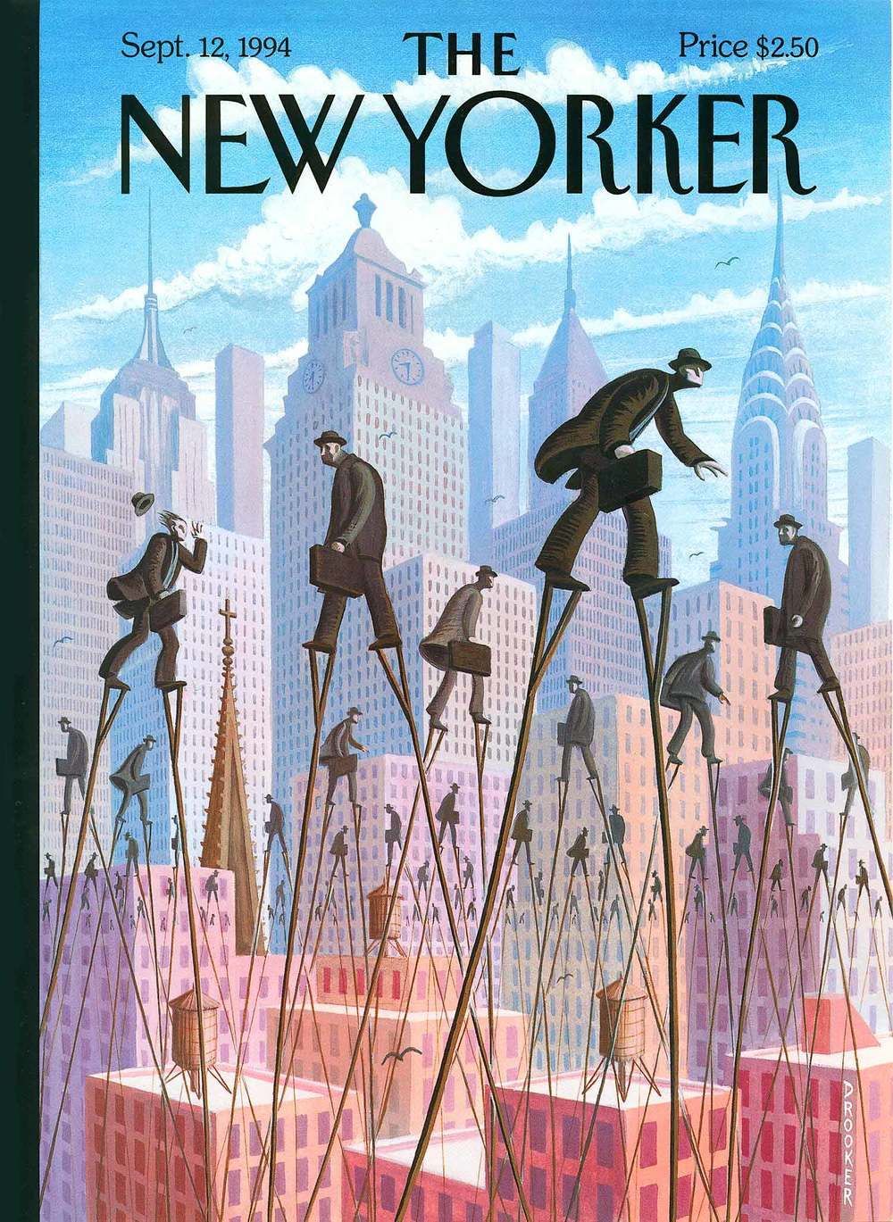 Eric Drooker illustration an Eric Drooker illustration for The new Yorker Magazine September 12 1994