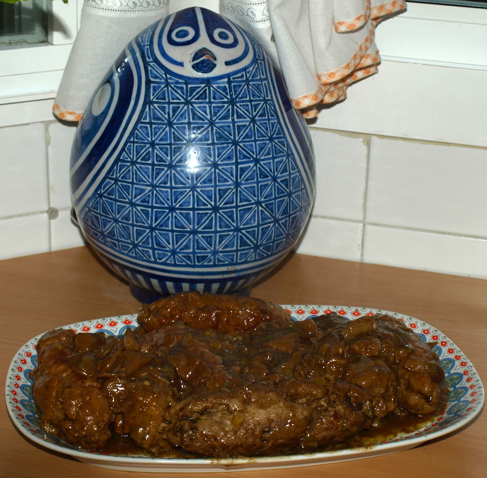 Cocinar es vivir y Bordar también Rollitos de Ternera rellenos en