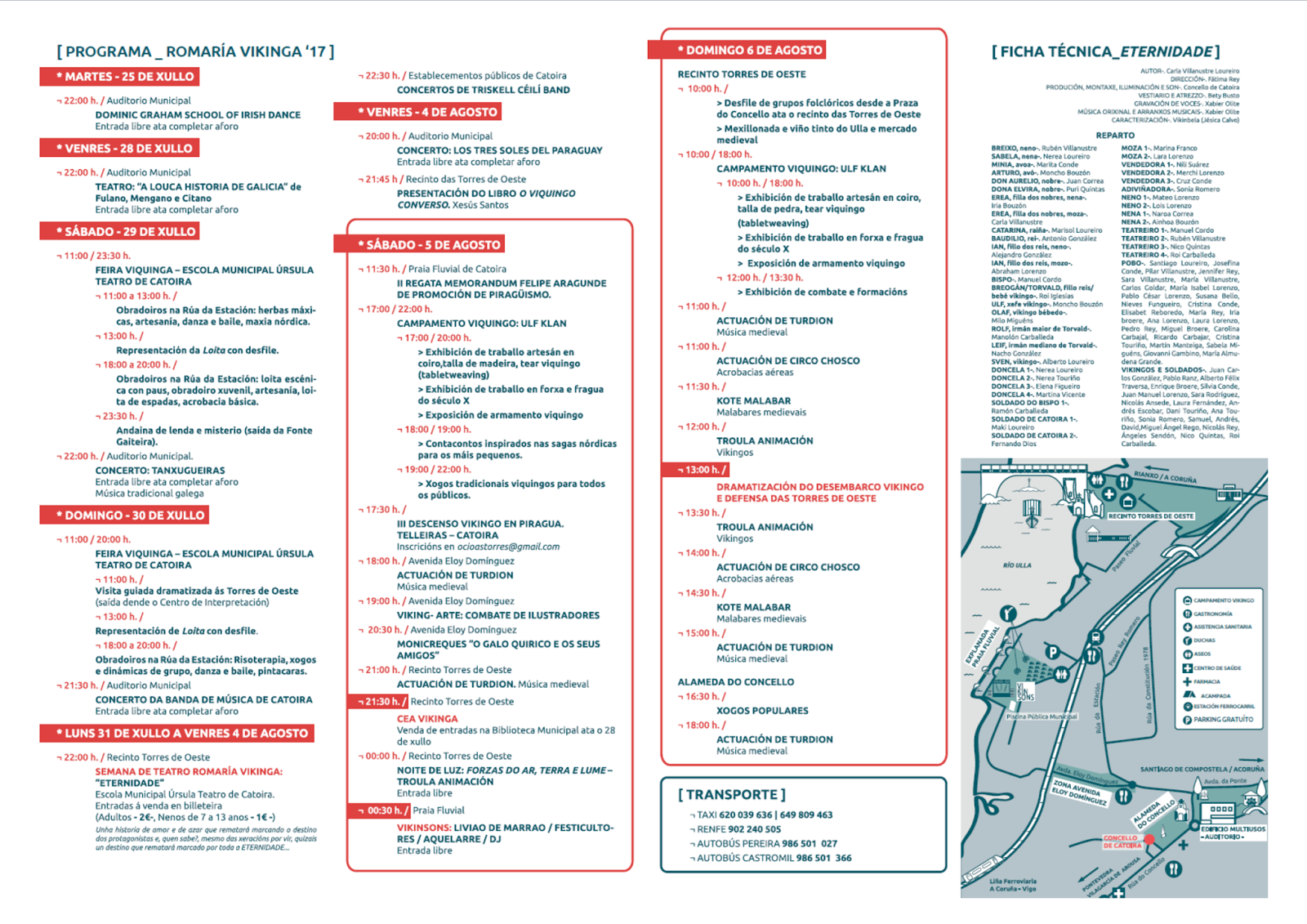 ODINÁRVICA ROMARÍA VIKINGA 2017 Programación cultural y lúdica ODINÁRVICA ROMARÍA VIKINGA 2017 Programación cultural y lúdica