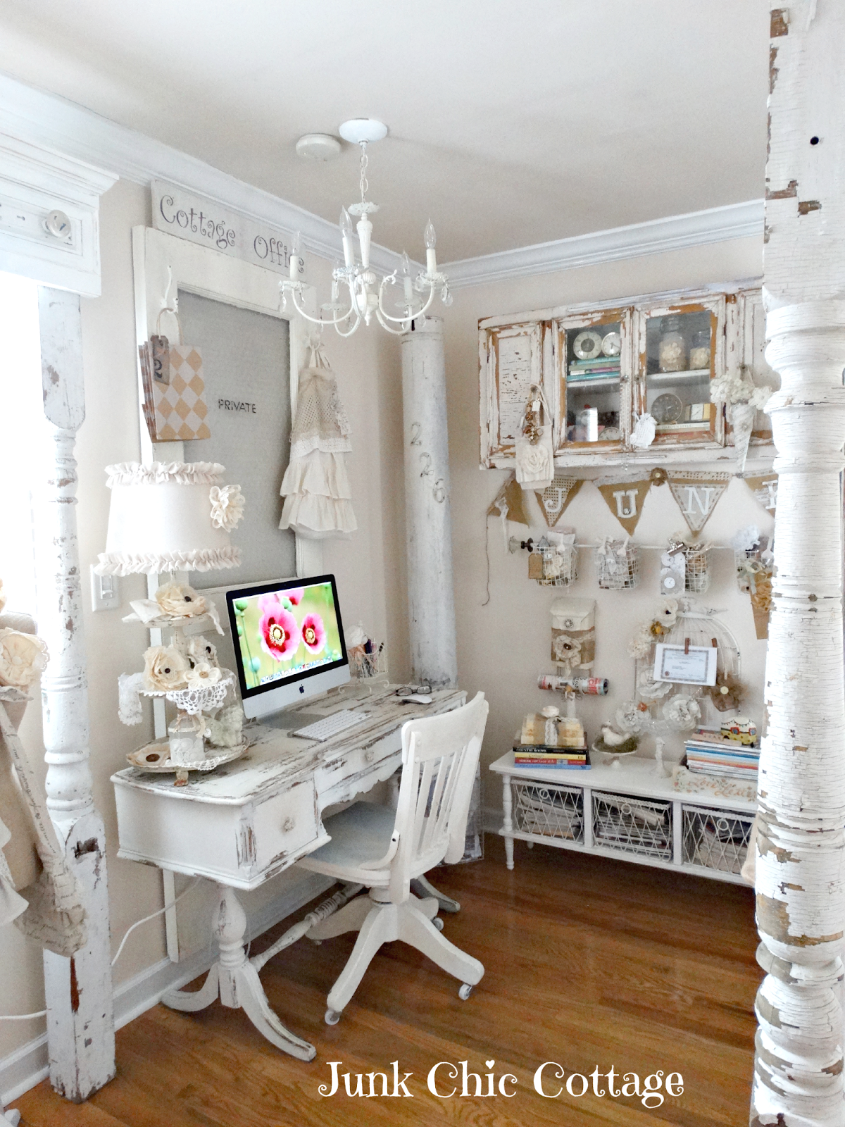 Changes in my Office Area - Junk Chic Cottage