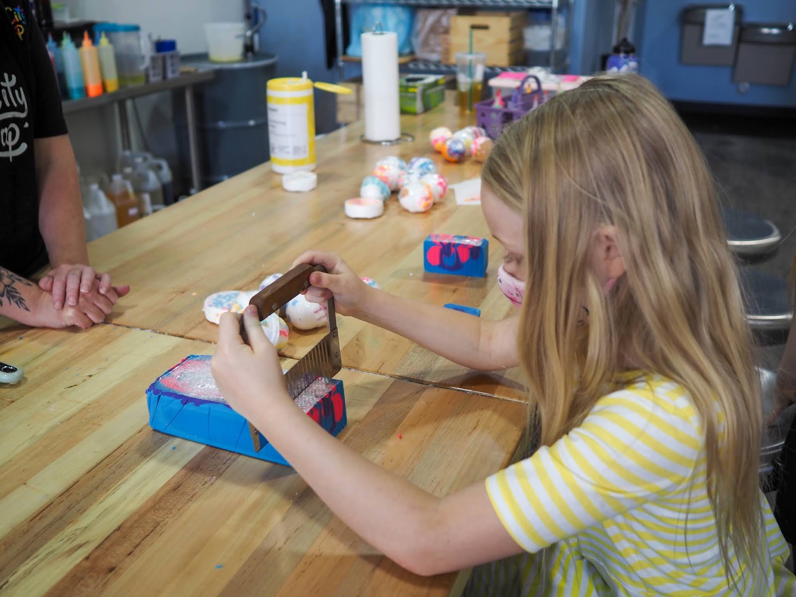 Little Hiccups Bath Bombs & Soap Making at Buff City Soap