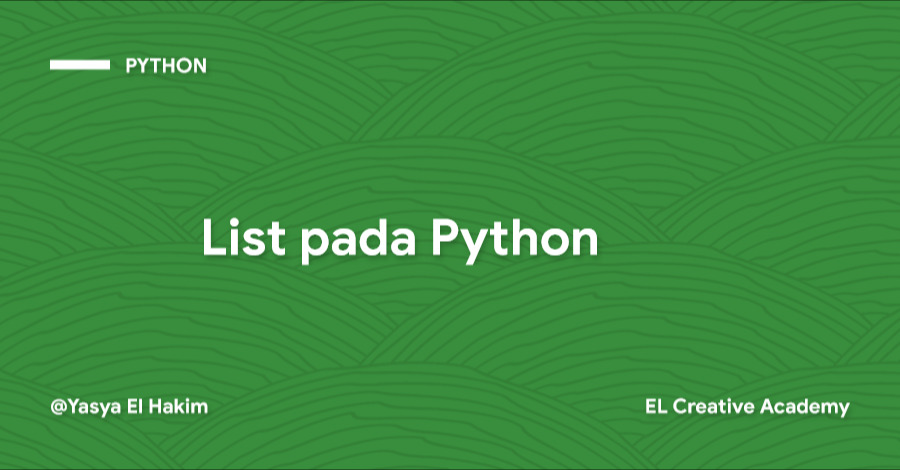 List pada Python List pada Python