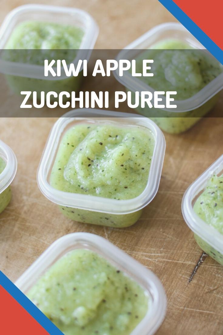 KIWI APPLE ZUCCHINI PUREE